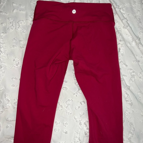 Lululemon Raspberry Capris - Picture 2 of 3
